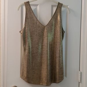 Shimmery gold tank